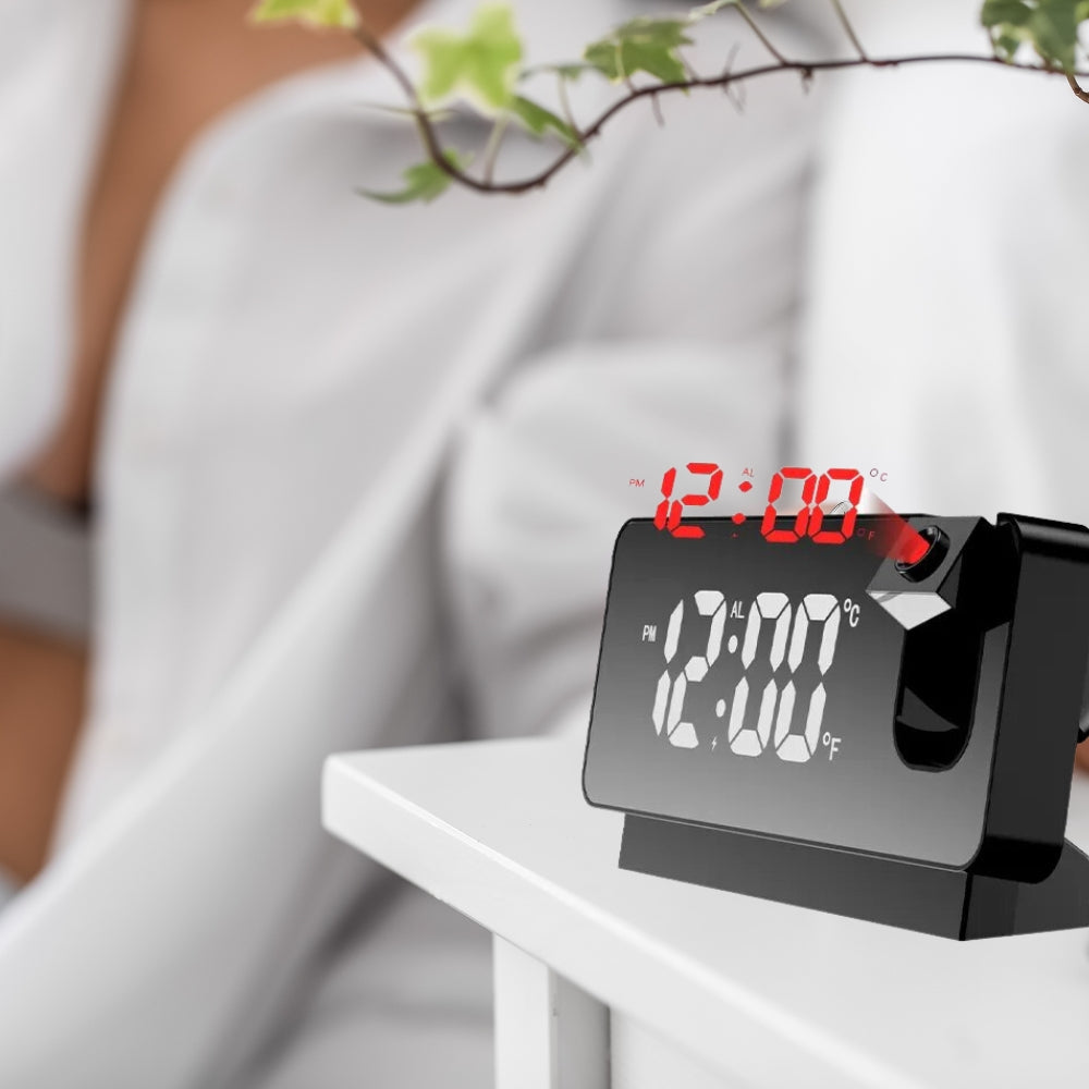 3D Projection Alarm Clock™ | Bleibe mühelos im Zeitplan und verbessere deine Morgenroutine