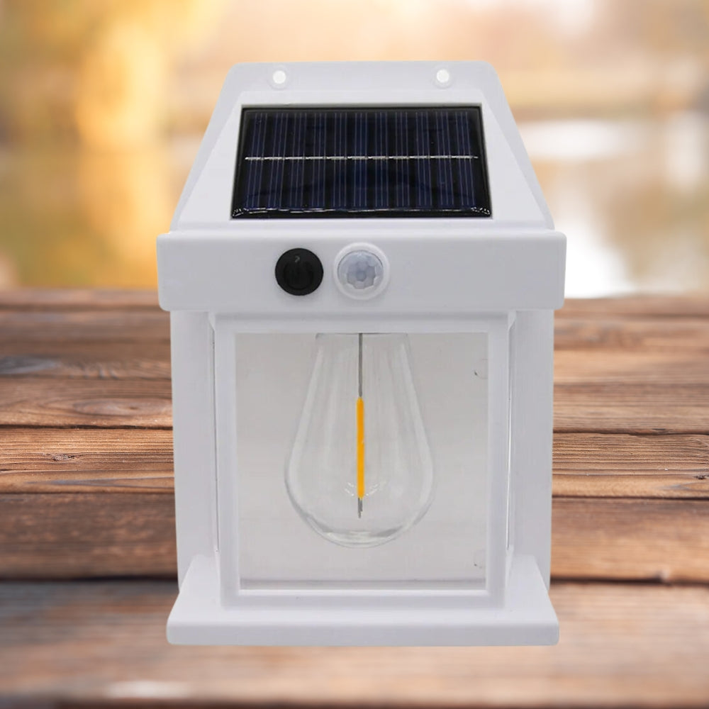 SolarLove Außenwandleuchte mit Solarenergie und intelligentem Bewegungssensor für den Garten oder Balkon