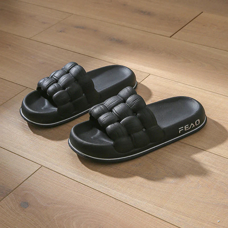 CloudWalk superweiche, stützende Ortho-Slipper mit Federsohle für ultimativen Komfort und Stil