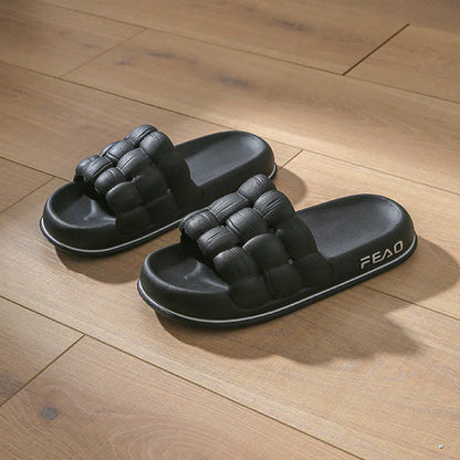 CloudWalk superweiche, stützende Ortho-Slipper mit Federsohle für ultimativen Komfort und Stil