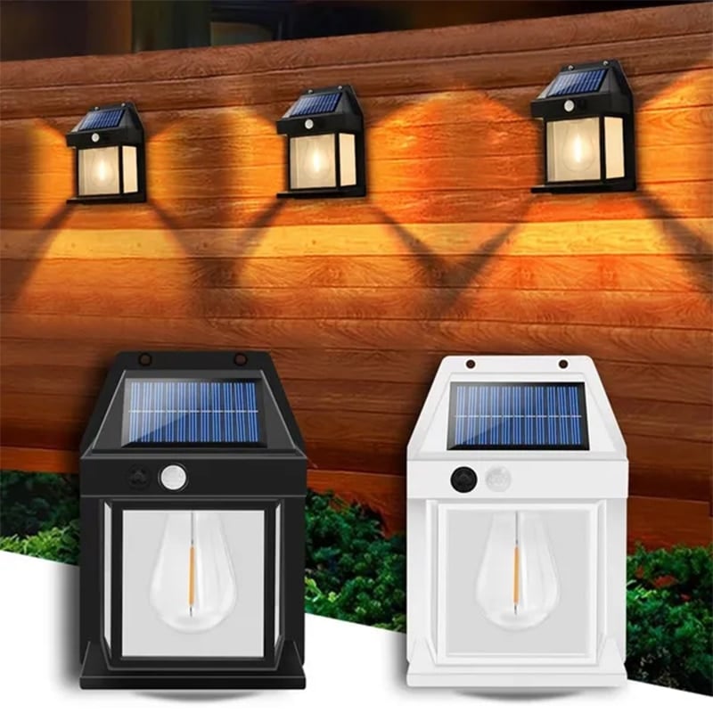 SolarLove Außenwandleuchte mit Solarenergie und intelligentem Bewegungssensor für den Garten oder Balkon