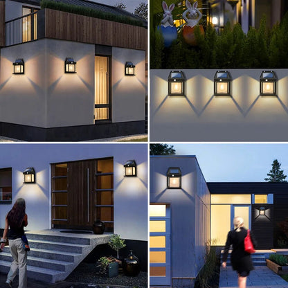 SolarLove Außenwandleuchte mit Solarenergie und intelligentem Bewegungssensor für den Garten oder Balkon
